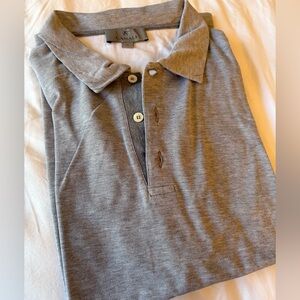 Grey Large Canali men’s polo